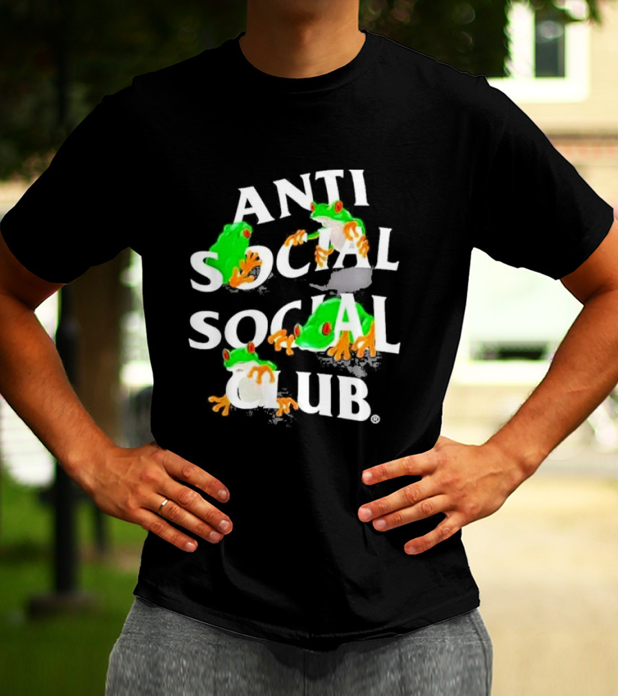 Anti Social Social Club Red Eyes Frog T-Shirt