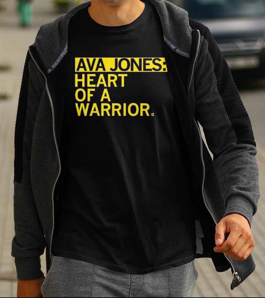 Ava Jones Heart Of A Warrior T-Shirt