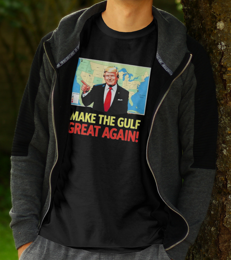 MAKE THE GULF GREAT AGAIN MAP USA STATES T-Shirt