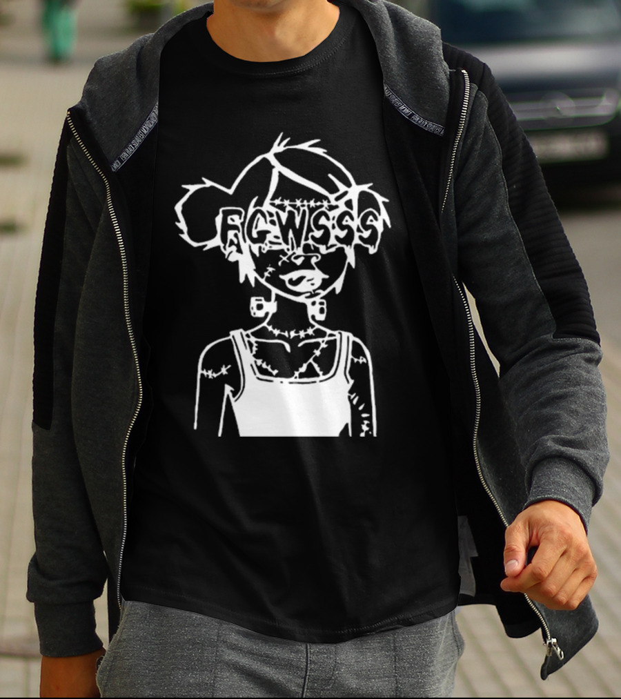 Frankengirl RCWSSS B & W Expression T-Shirt