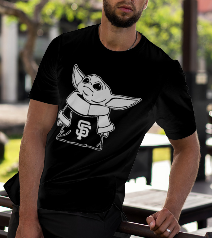 Baby Yoda SF Giants Fan Apparel T-Shirt