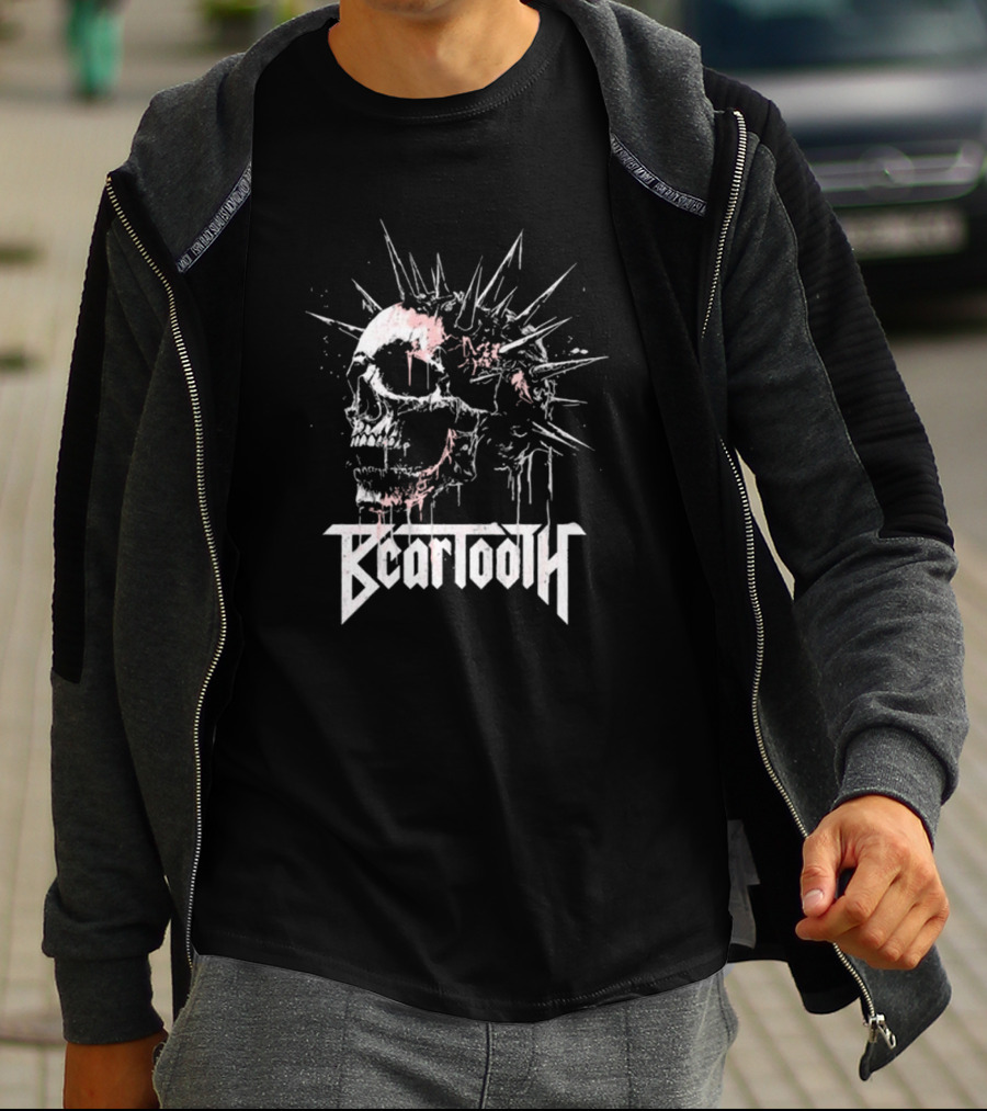 Beartooth Spike Skull Graphic T-Shirt