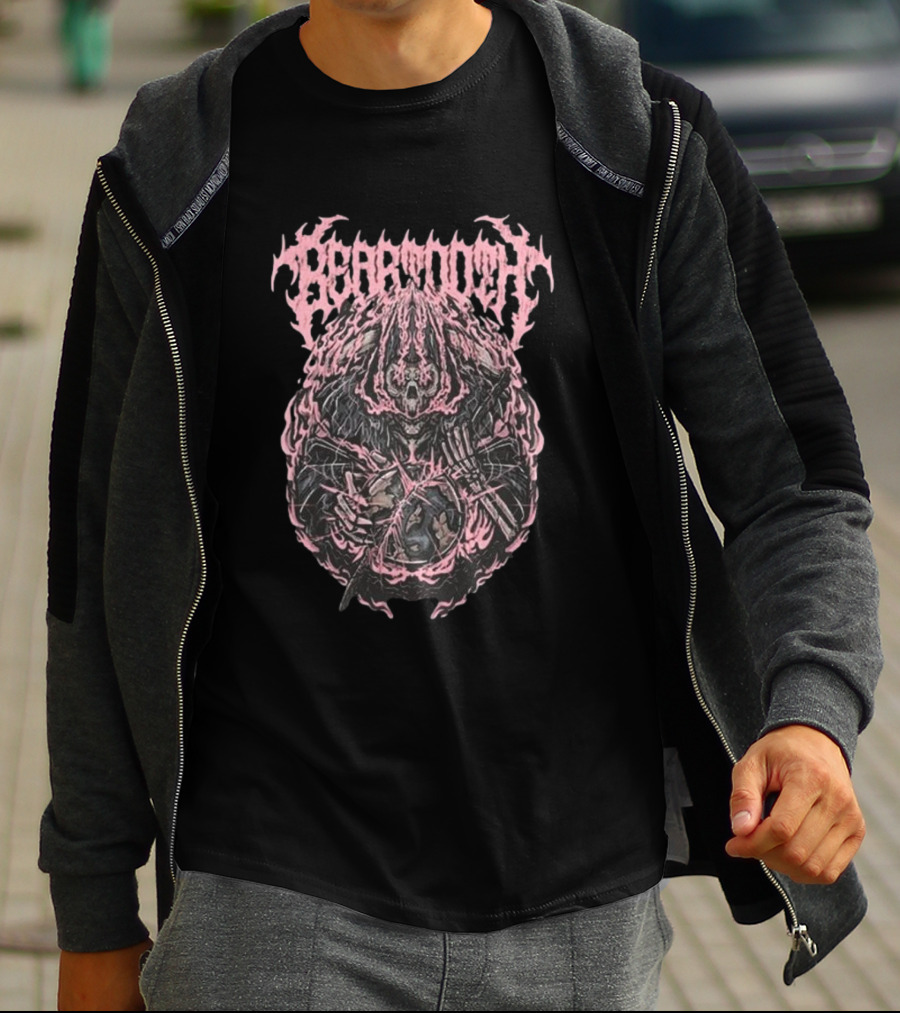 Beartooth The End Is Coming Fiery Skeleton Phantom Grim Reaper T-Shirt