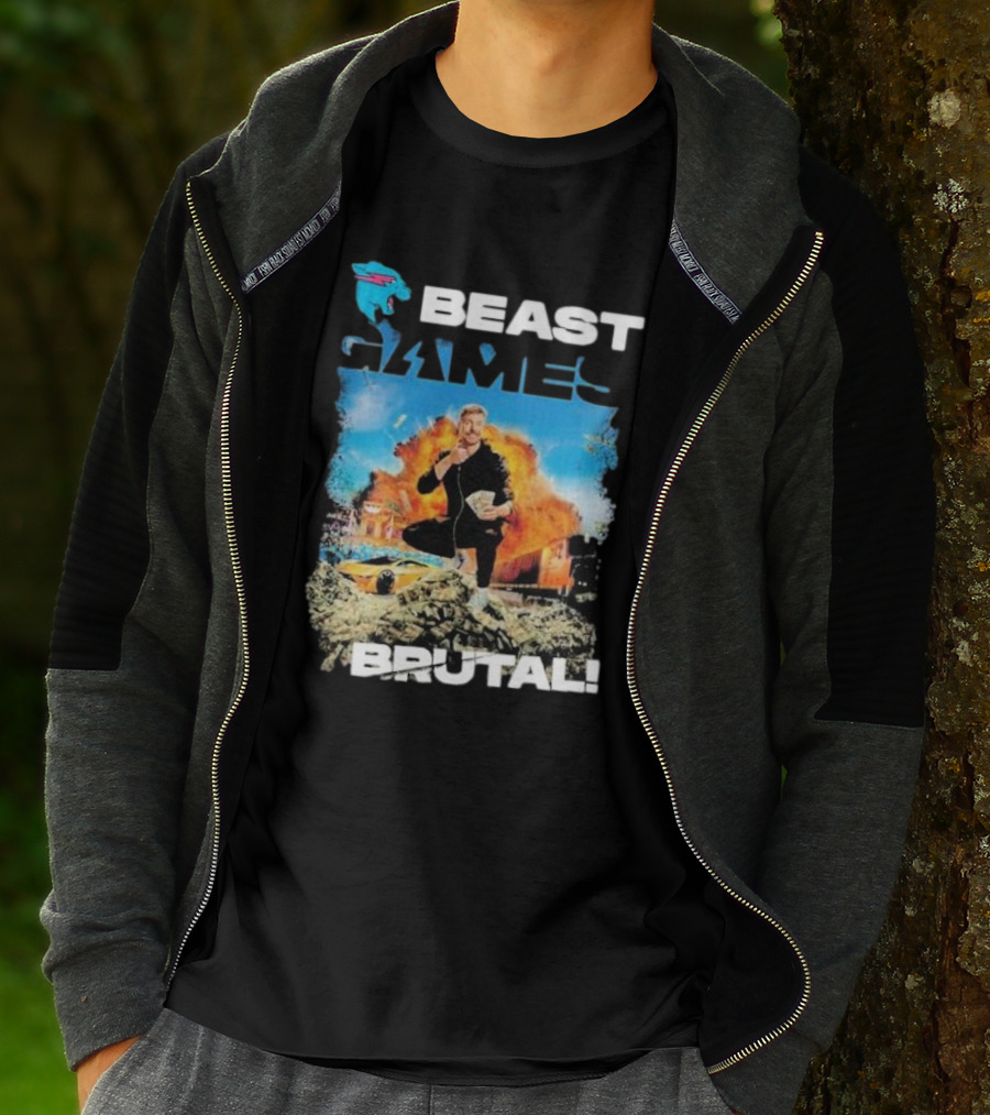 Beast Games Brutal Explosive Action Scene T-Shirt