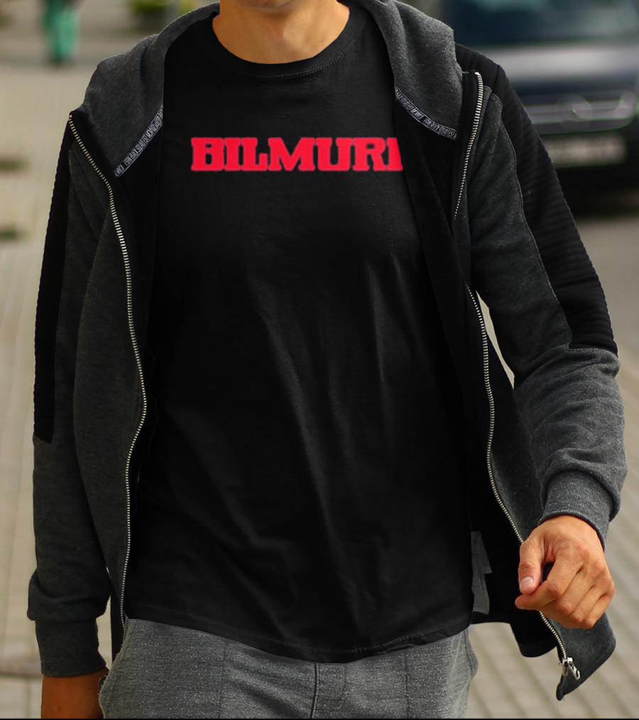Bilmuri Red Text T-Shirt