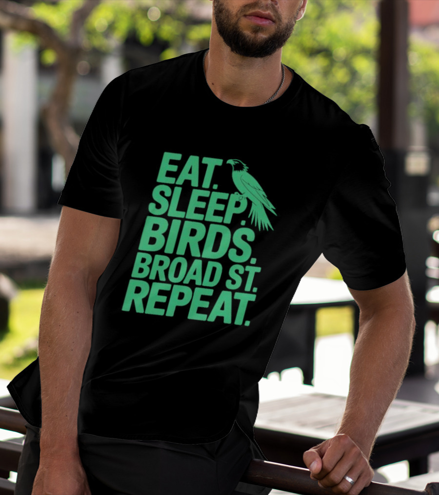 Birds Broad St Repeat T-Shirt