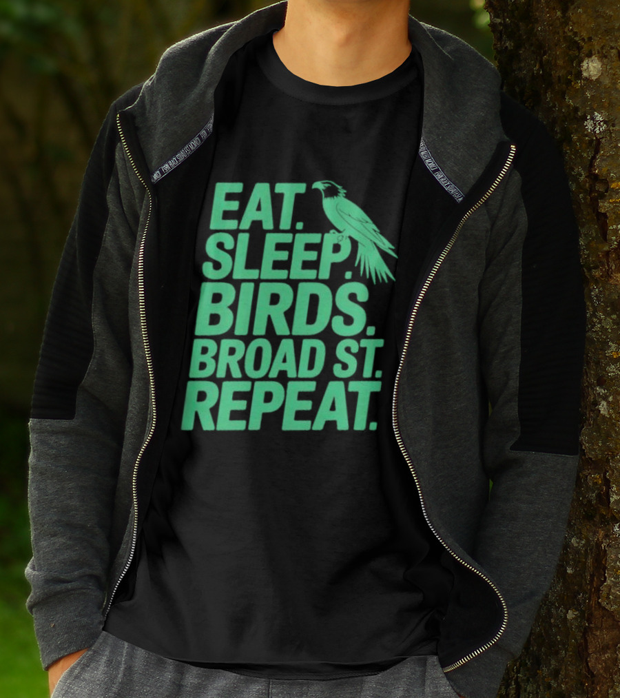 Birds Broad St Repeat T-Shirt
