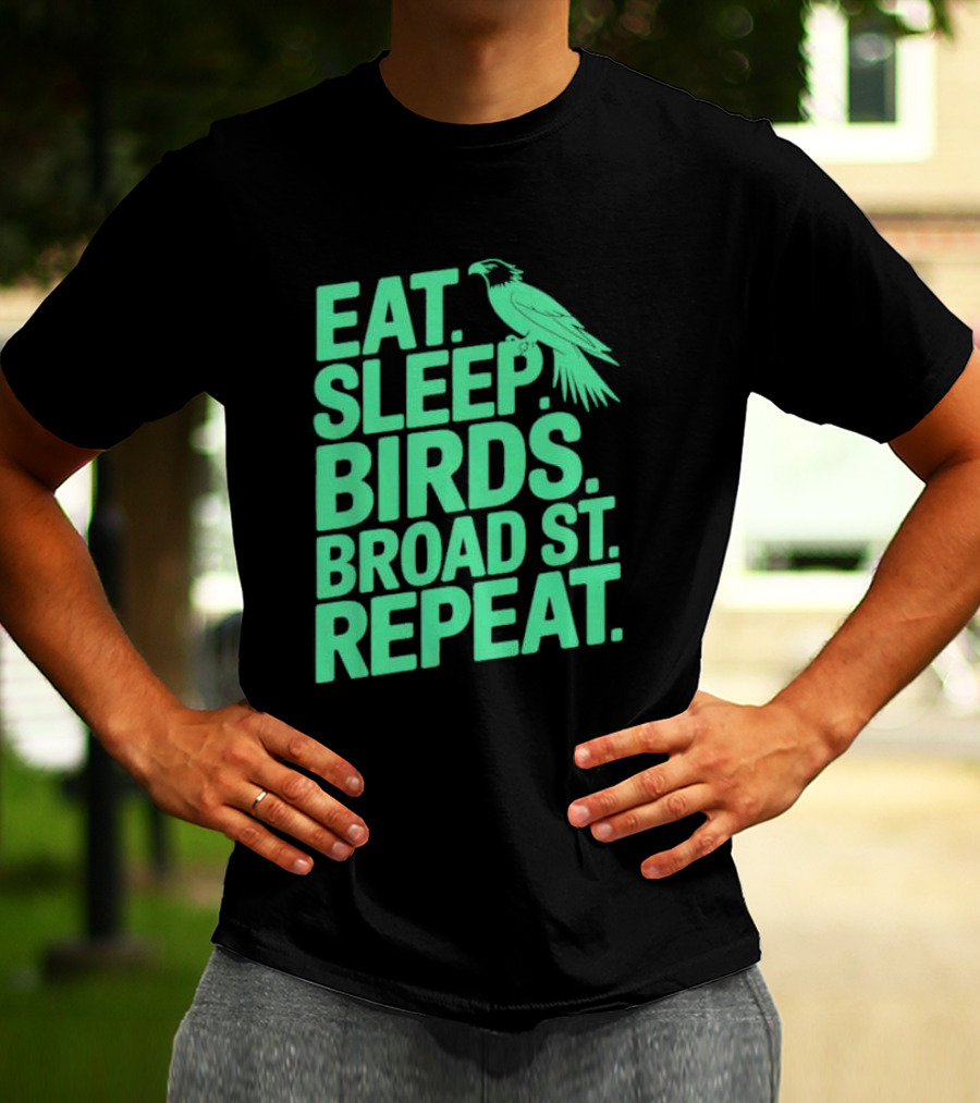 Birds Broad St Repeat T-Shirt