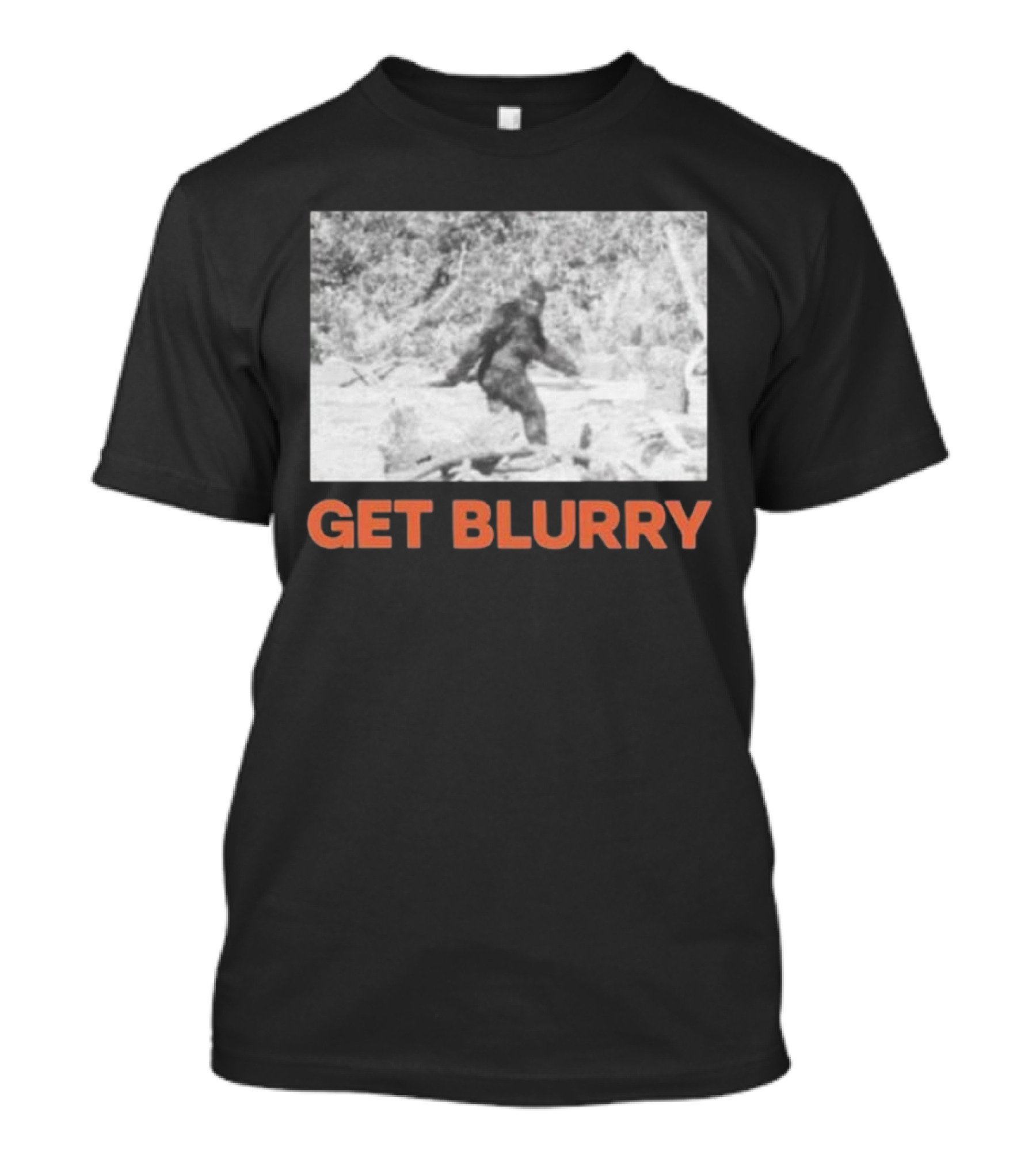 Blurry Creatures Get Blurry Bigfoot Image Classic Style T-Shirt