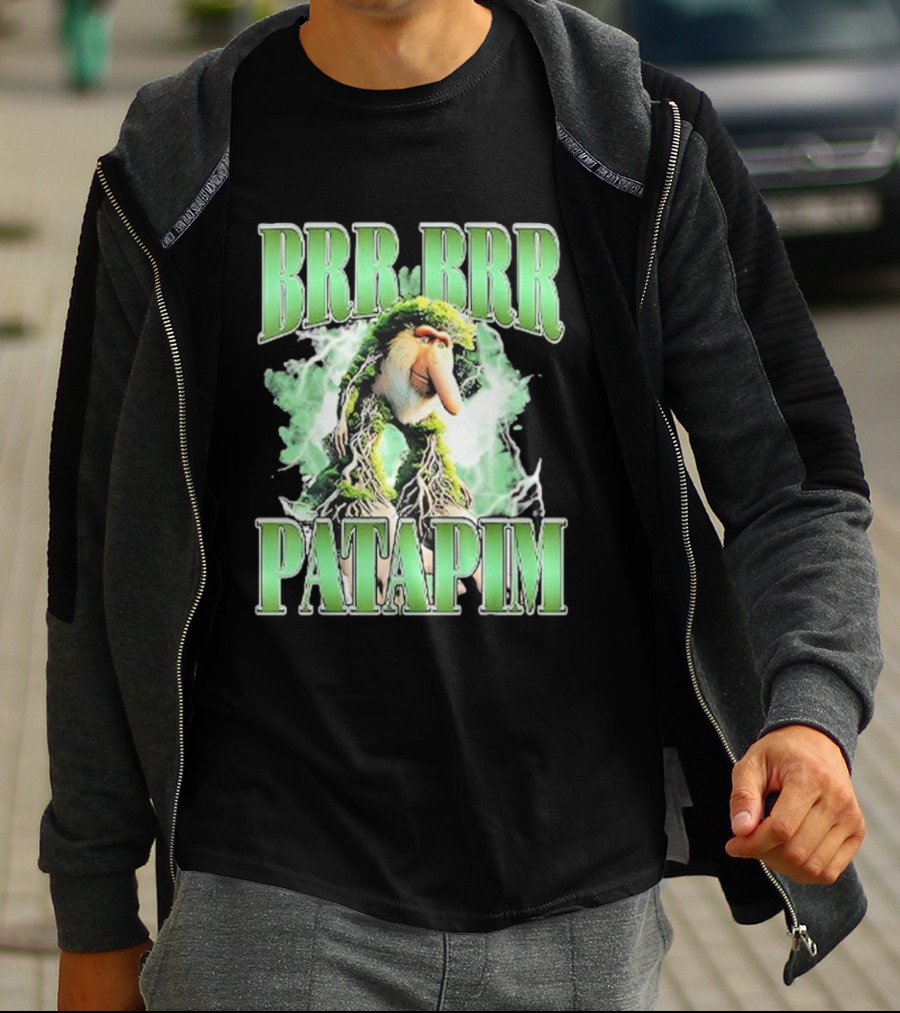 Brr Brr Patapim Italian Brainrot Meme T-Shirt