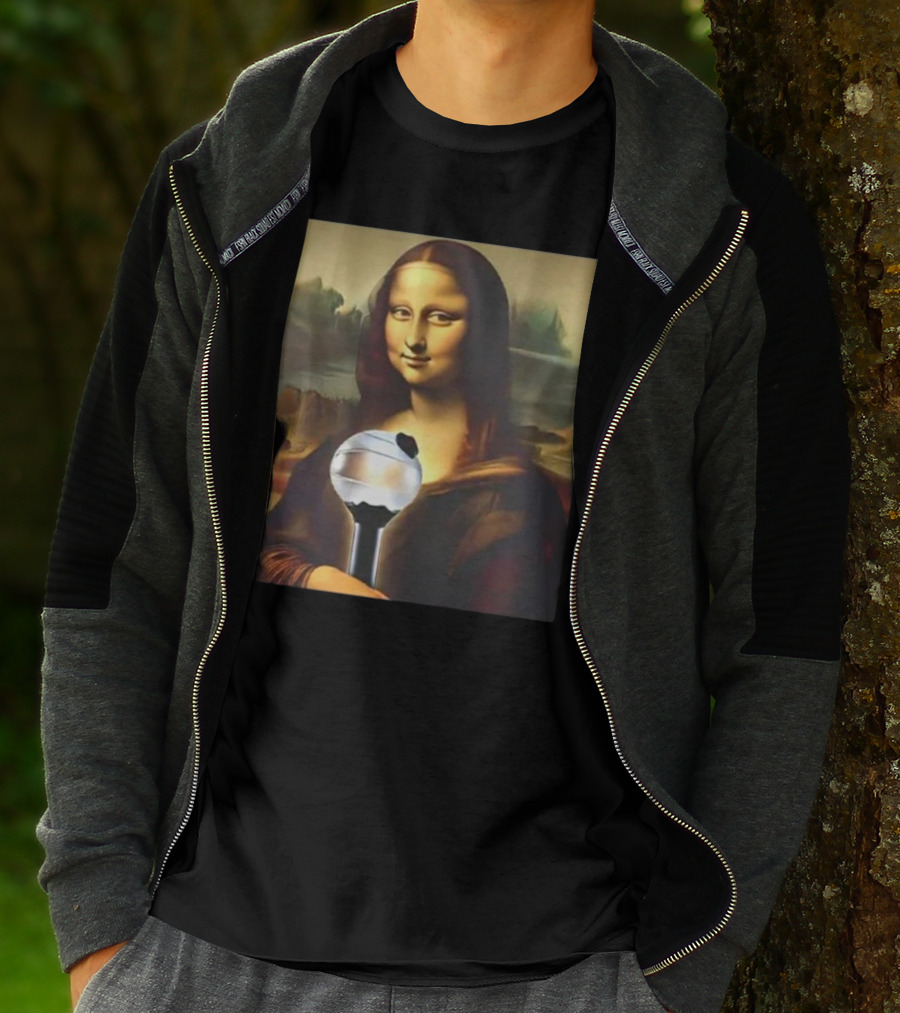 BTS J-hope Mona Lisa Holding ARMY Bomb T-Shirt