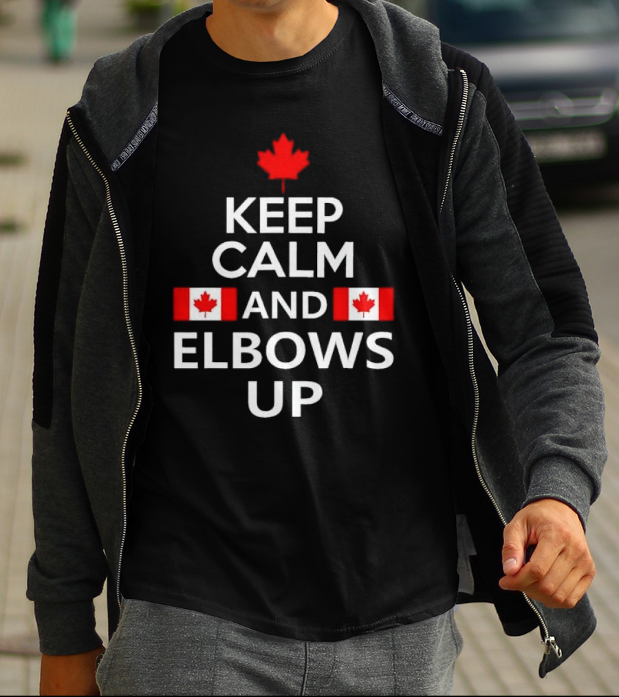 Canada Keep Calm And Elbows Up T-Shirt