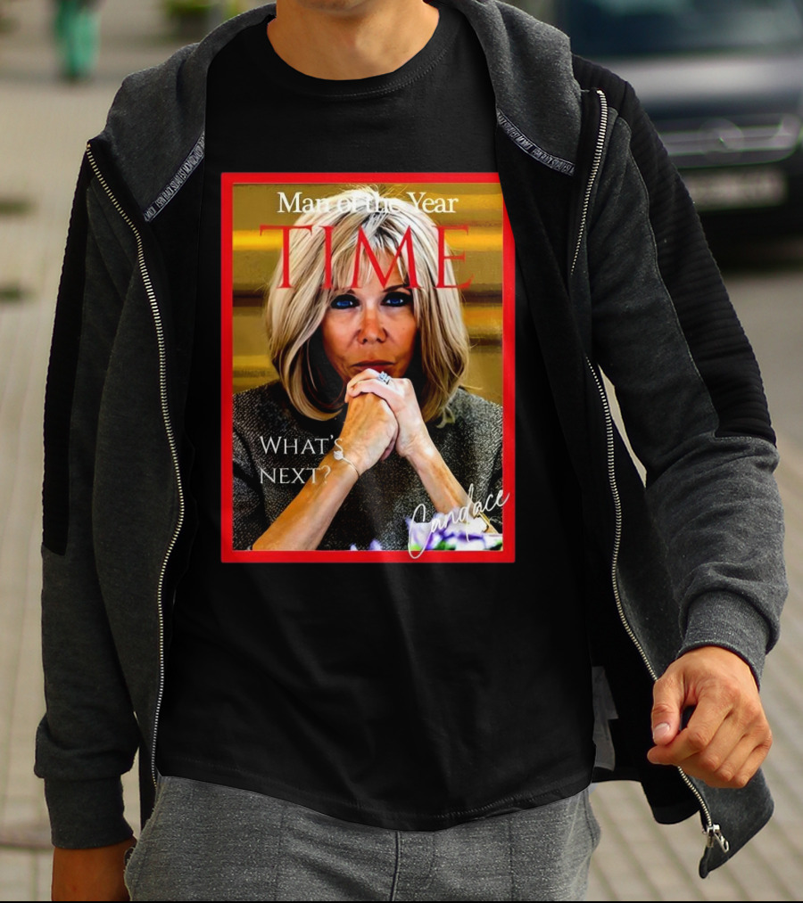Candace Owens Brigitte Macron Man Of The Year Time T-Shirt