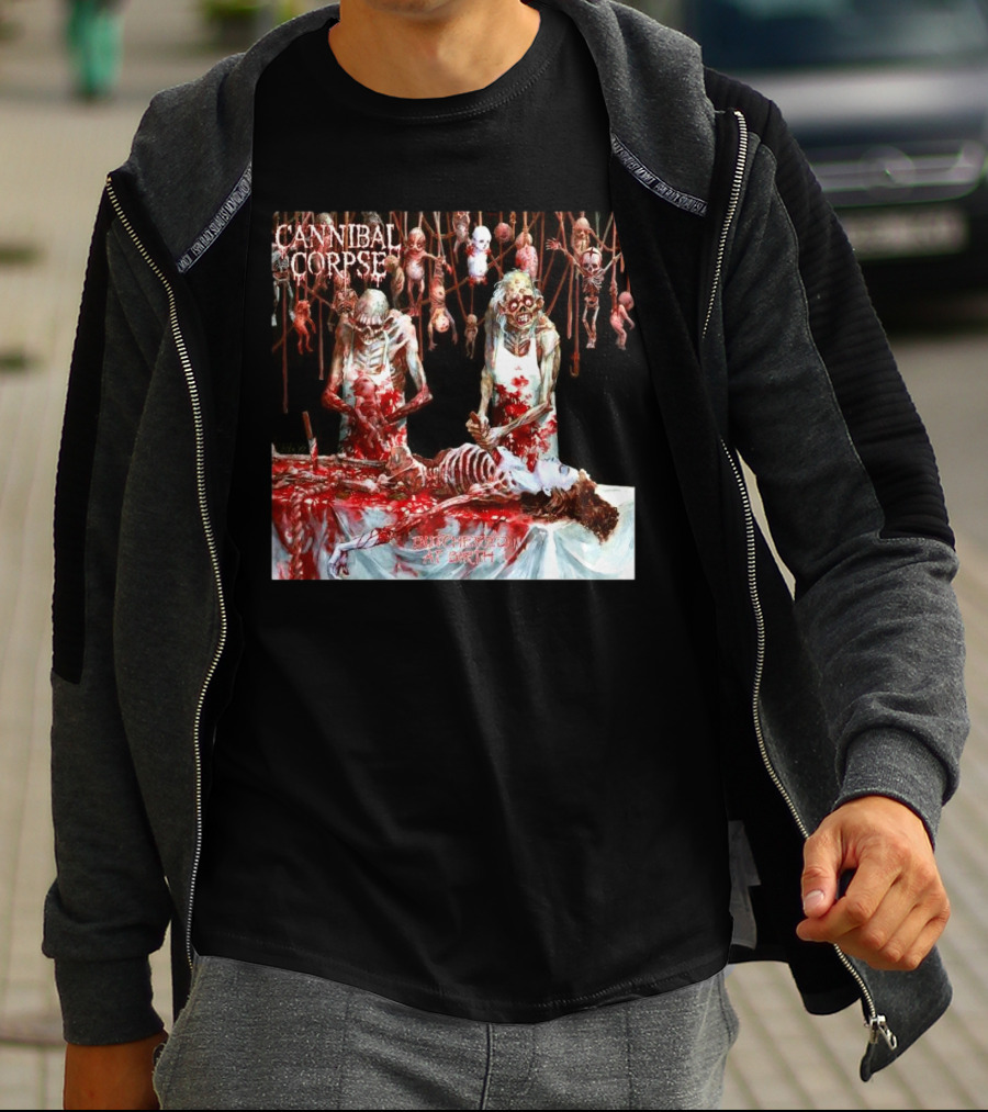 Cannibal Corpse Butchered At Birth 20th June 2025 T-Shirt
