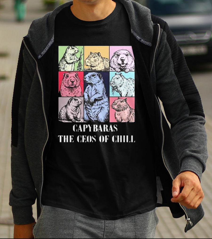 Capybaras The CEOS Of Chill T-Shirt