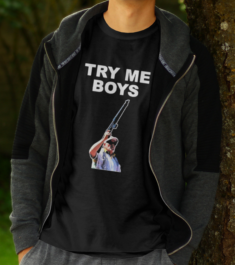Carl Niehaus Try Me Boys Pro Gun T-Shirt