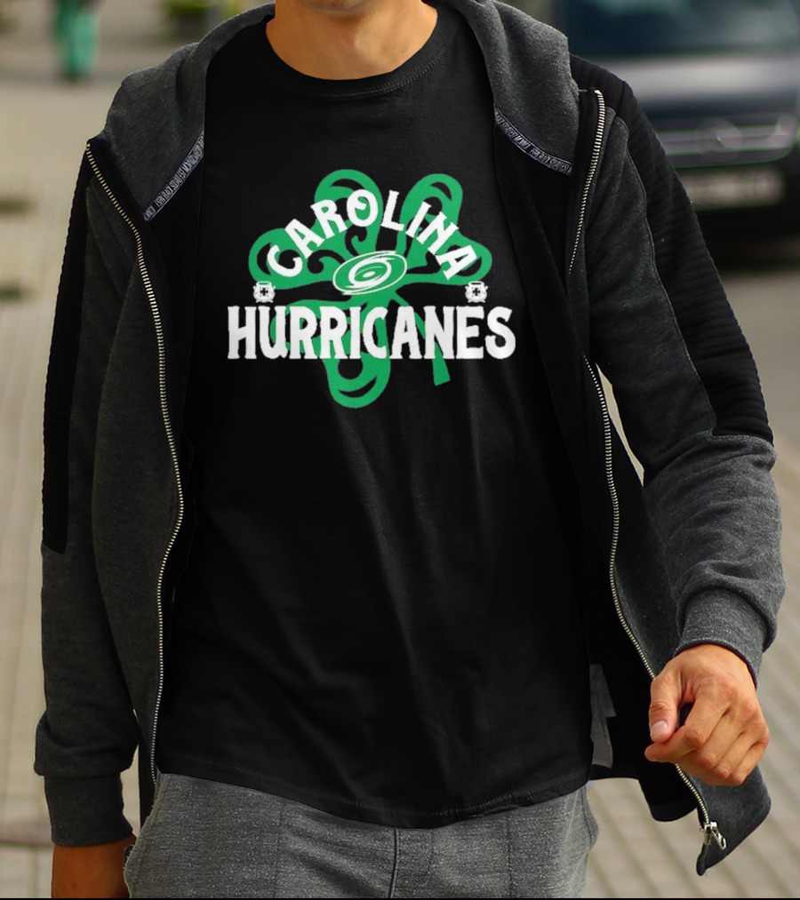 Carolina Hockey St. Patrick’s Day Richmond Shamrock T-Shirt