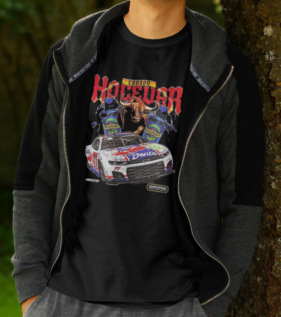 Carson Hocevar E2 Apparel Black Chili’s Car T-Shirt