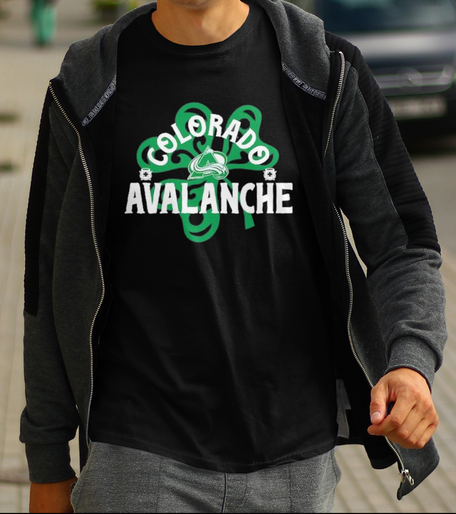 Colorado Avalanche St. Patrick’s Day Richmond Shamrock 2025 T-Shirt