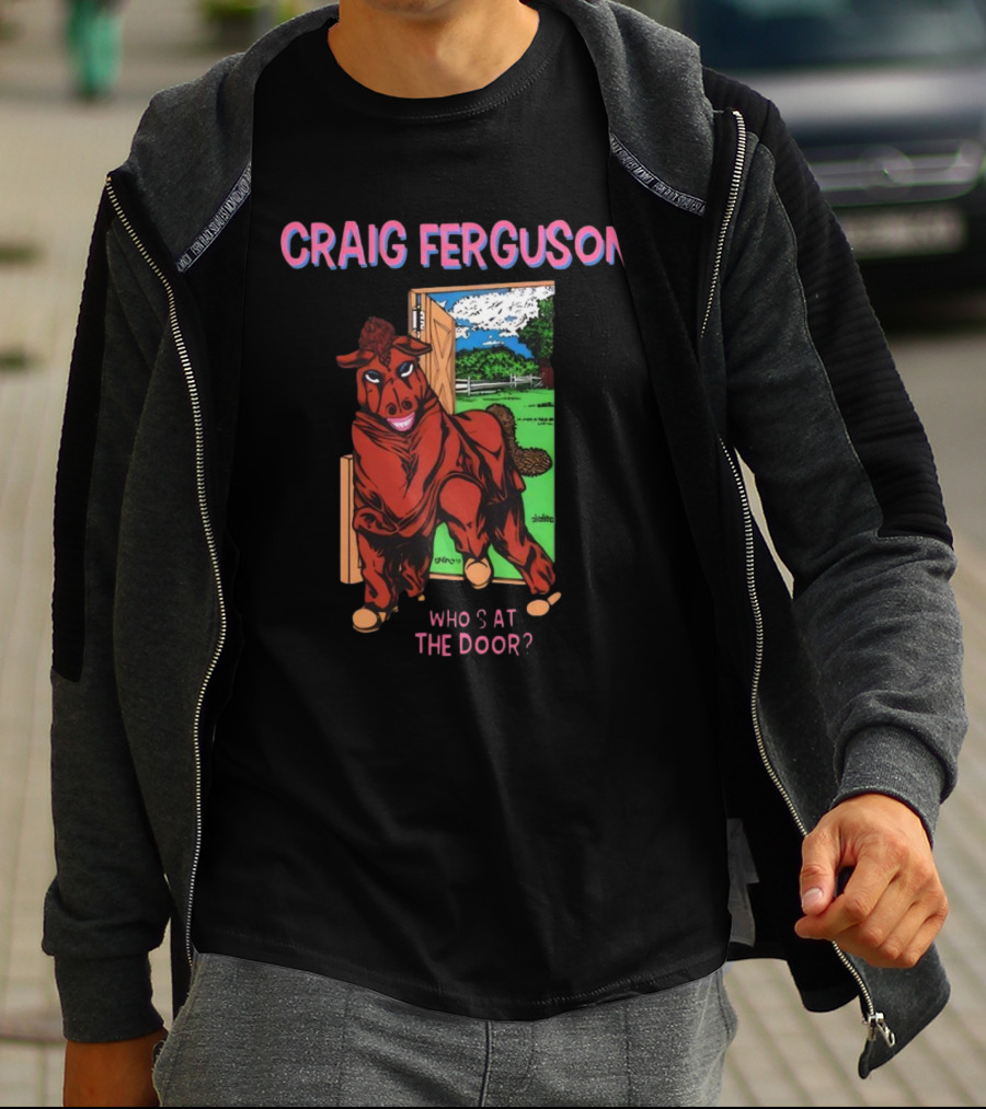 Craig Ferguson Who’s At The Door Painting T-Shirt