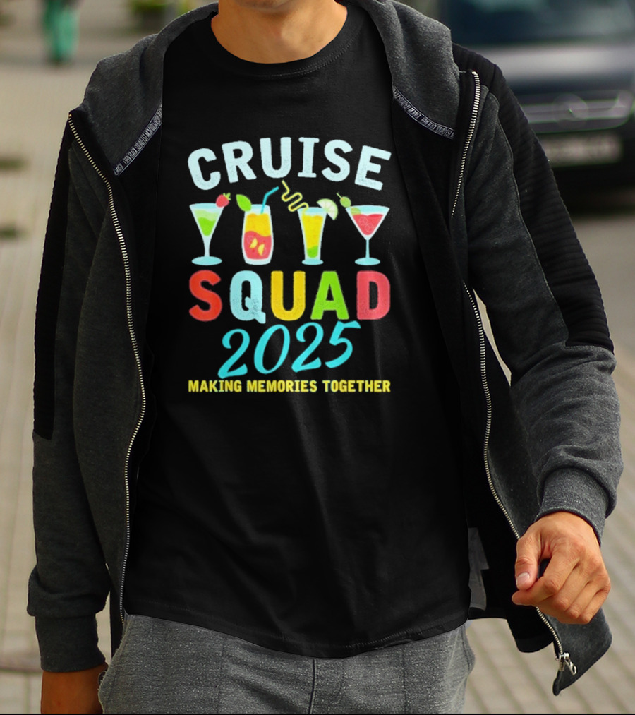 Cruise Squad 2025 Summer Vacation Matching Family Group T-Shirt