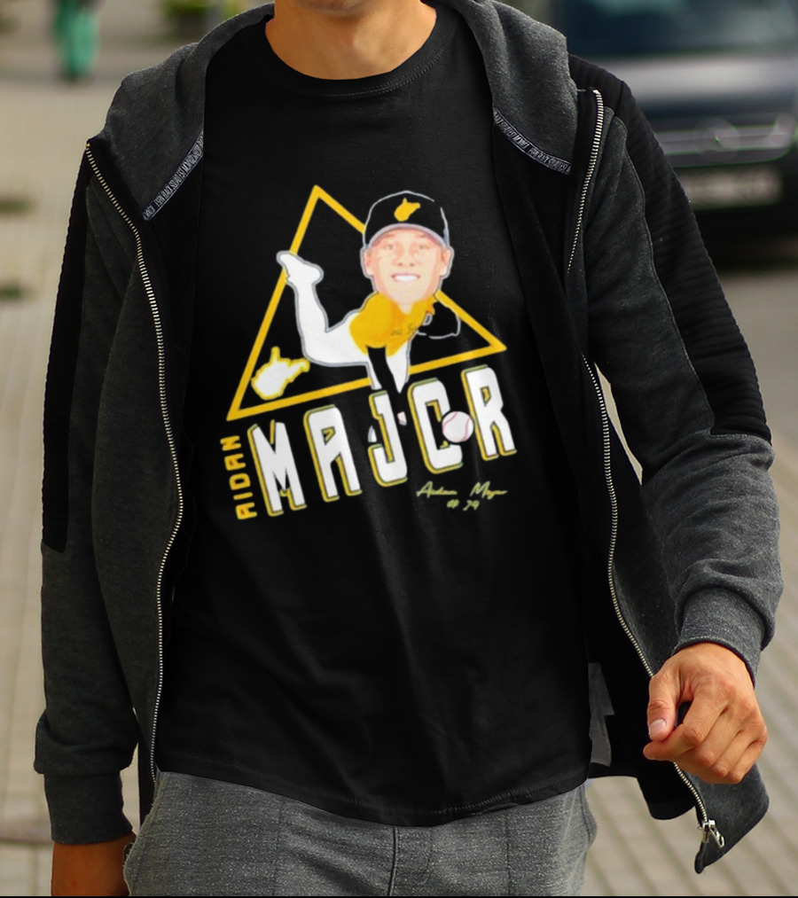 Aidan Major Baseball West Virginia Fan #24 T-Shirt