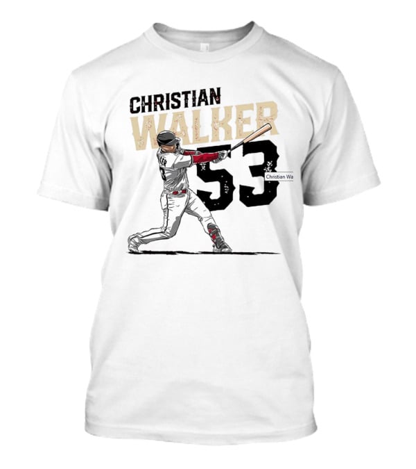 Christian Walker 53 Arizona Diamondbacks Slugger T-Shirt