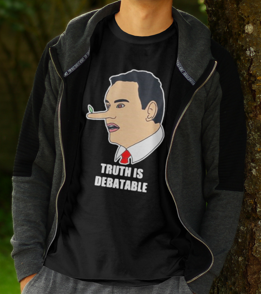 Funny George Santos Congressman Truth Is Debatable Nose T-Shirt