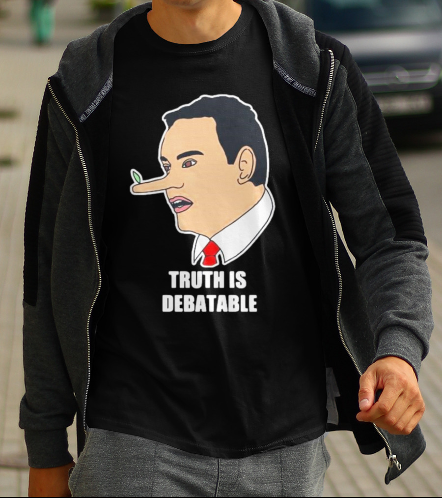 Funny George Santos Congressman Truth Is Debatable Nose T-Shirt