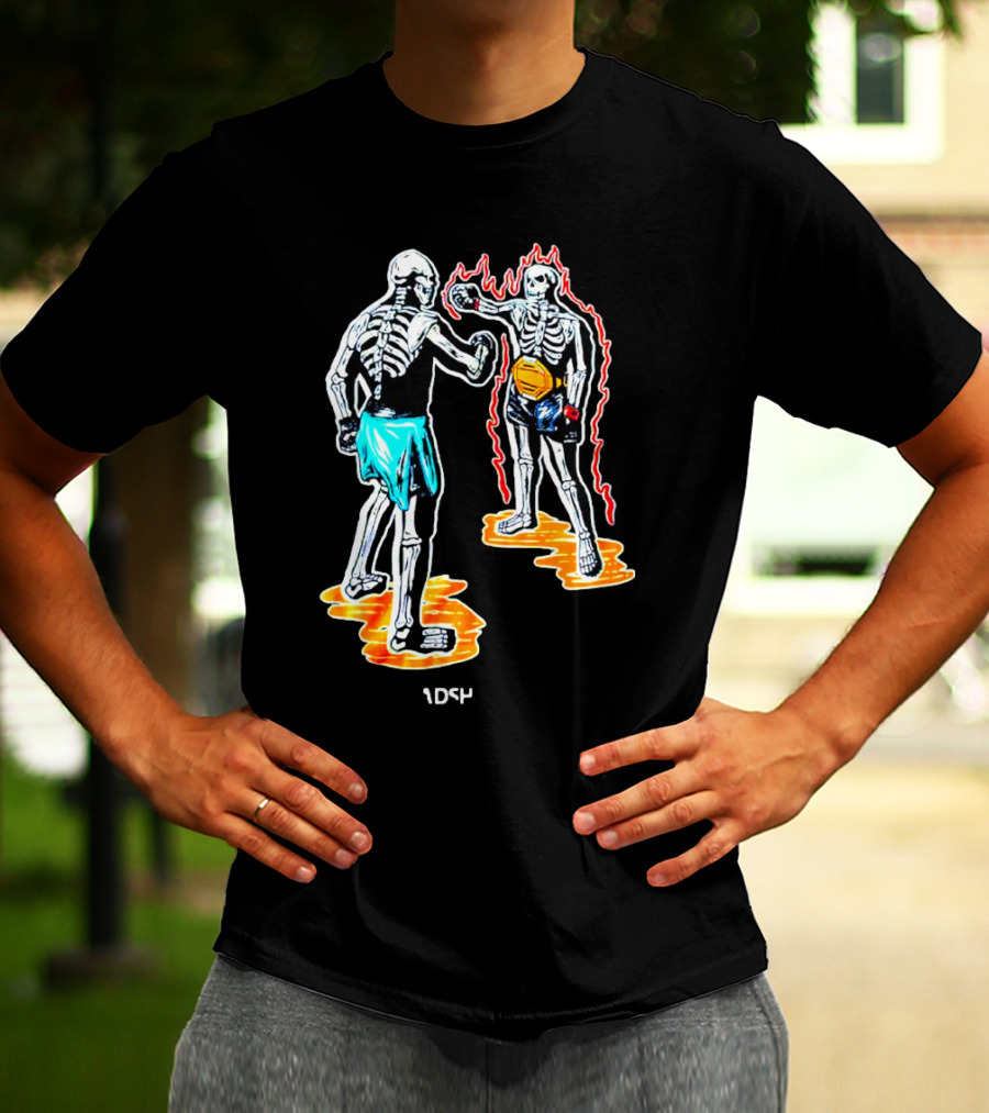 Skeletal Boxing Showdown 1DS4 Headshot Dead T-Shirt