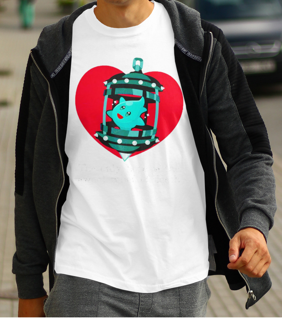 The Only Hope Is The Sweet Relief Of Death Heart And Ghost Cage T-Shirt