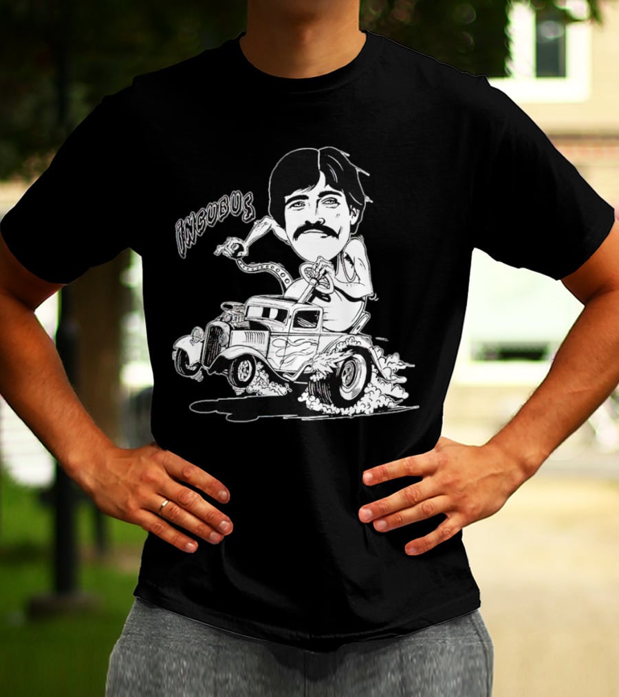 Incubus Chuck Drive Hold The Wheel And Drive Racecar T-Shirt