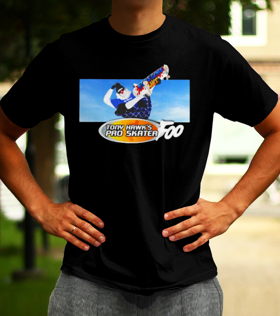 Tony Hawk's Pro Skater Foo Skateboard Tricks T-Shirt