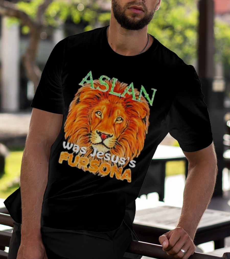 Aslan Was Jesus’s Fursona Lion T-Shirt