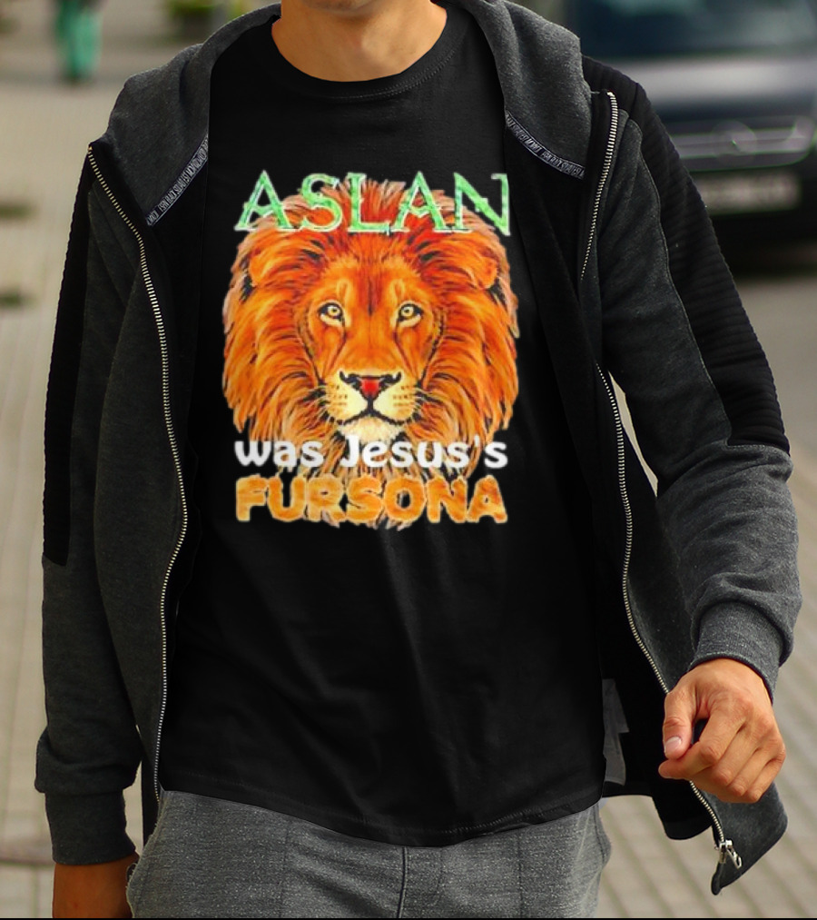 Aslan Was Jesus’s Fursona Lion T-Shirt