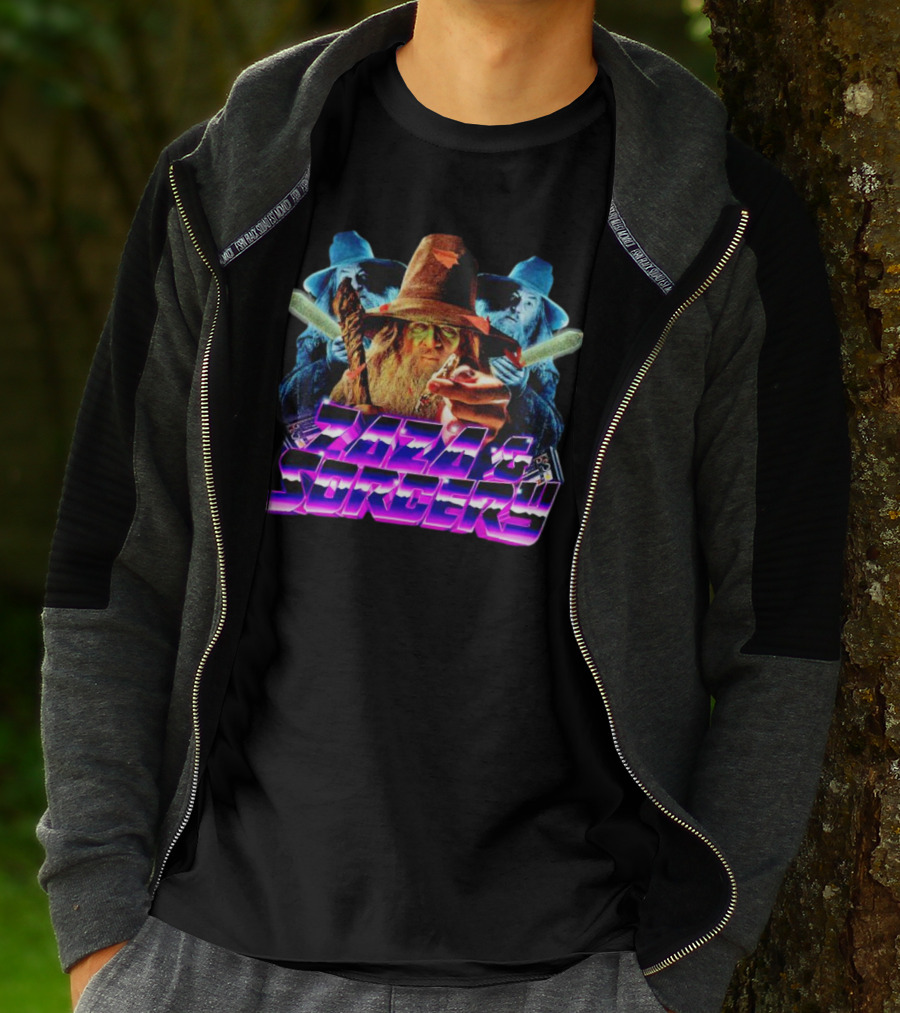 Zaza And Sorcery Retro Fantasy Wizards Trio T-Shirt