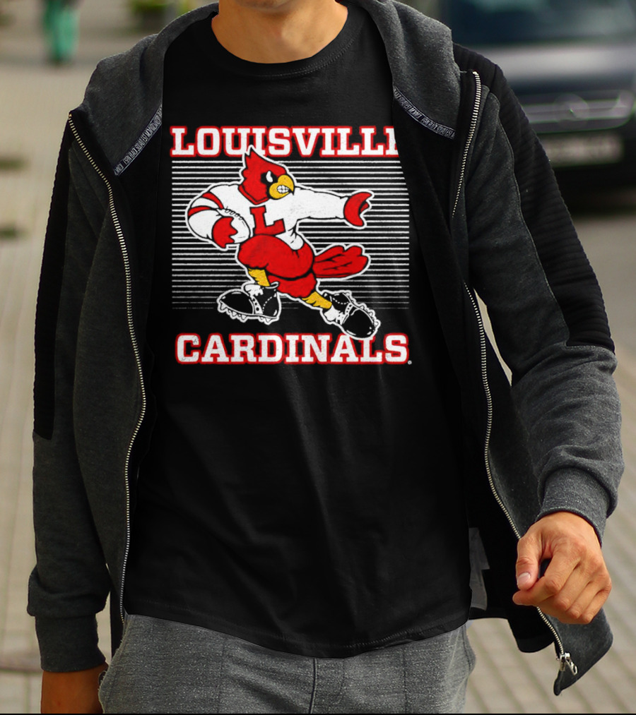 Louisville Cardinals Football Bird Heisman T-Shirt