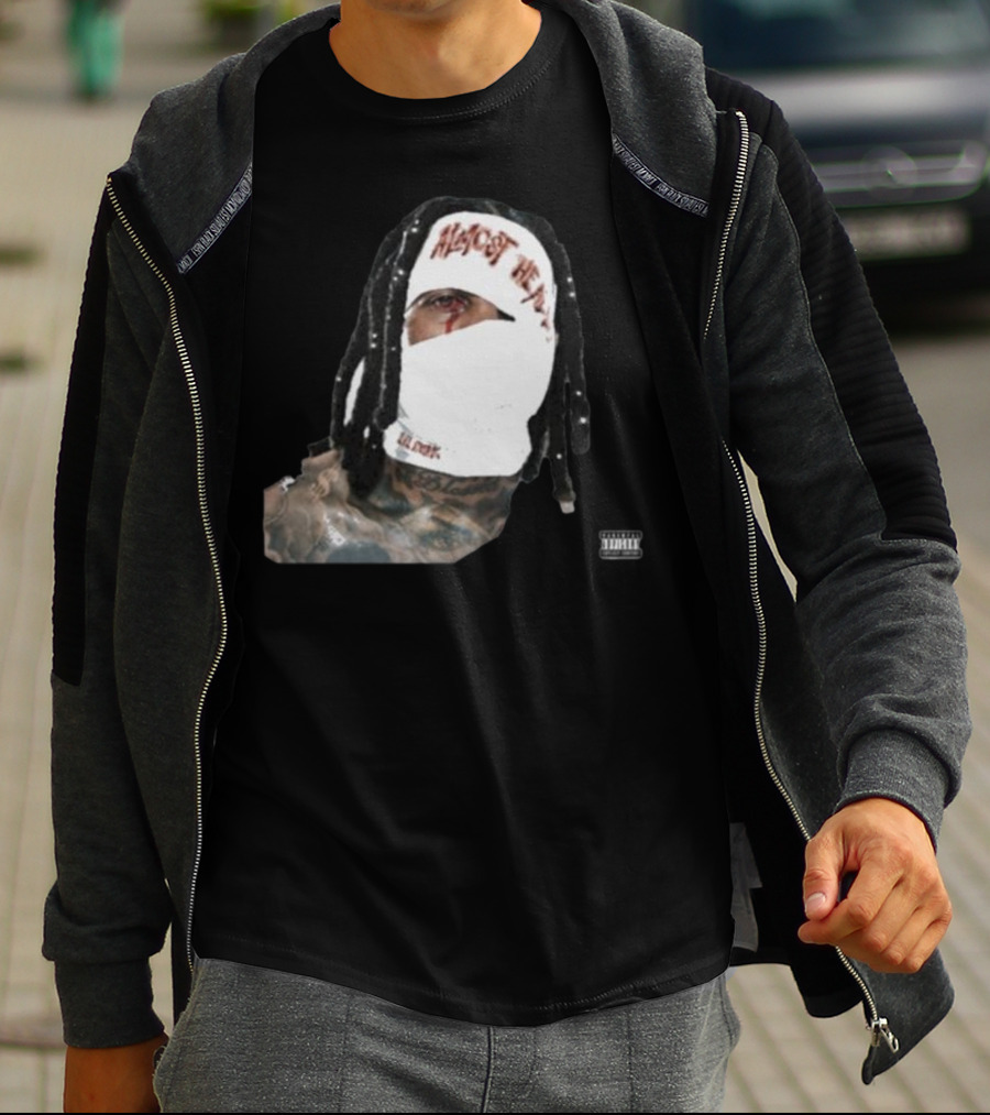 Almost Healed Lil Durk Explicit Content Masked Face T-Shirt