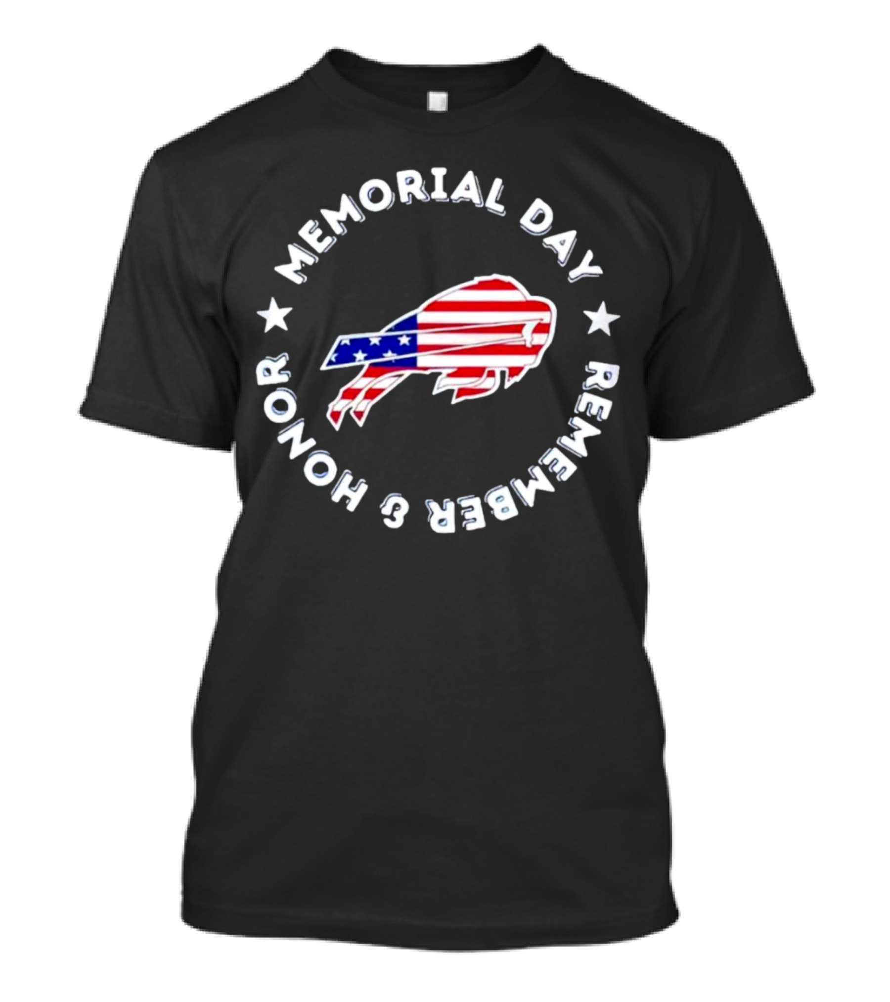 Buffalo Bills Memorial Day Remember And Honor T-Shirt