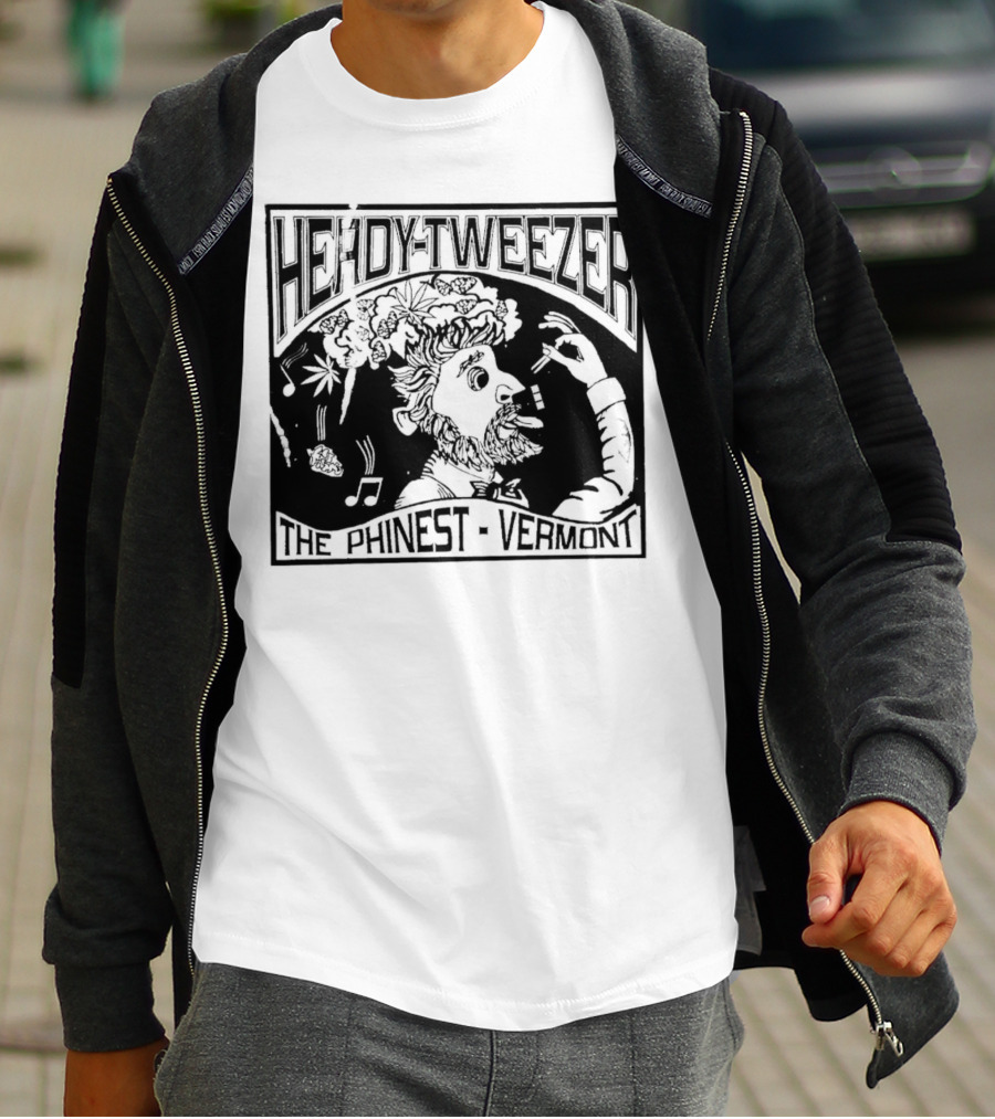 Heady-Tweezer Phinest Vermont Musical Clouds And Creative T-Shirt