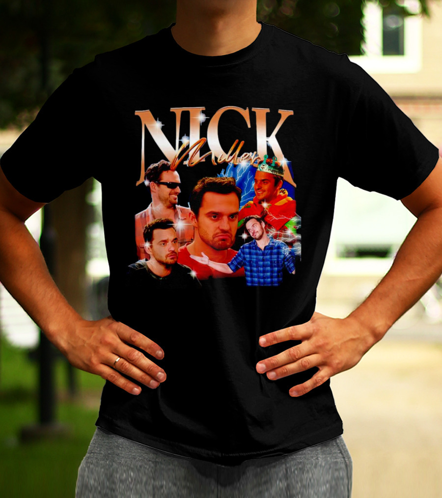 Nick Miller 90s Collage T-Shirt