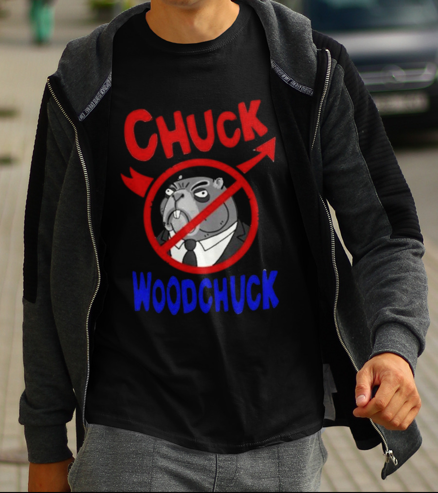 Chuck Woodchuck Bojack Horseman Stop Sign Iconic Fan Reference T-Shirt