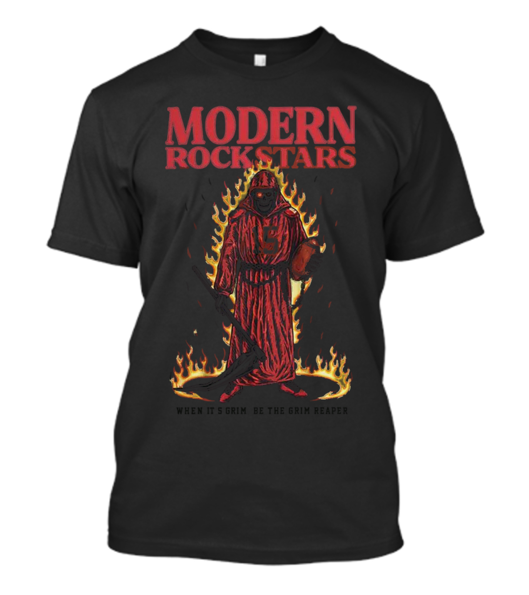 Modern Rockstars When It's Grim Be The Grim Reaper Patrick Mahomes T-Shirt