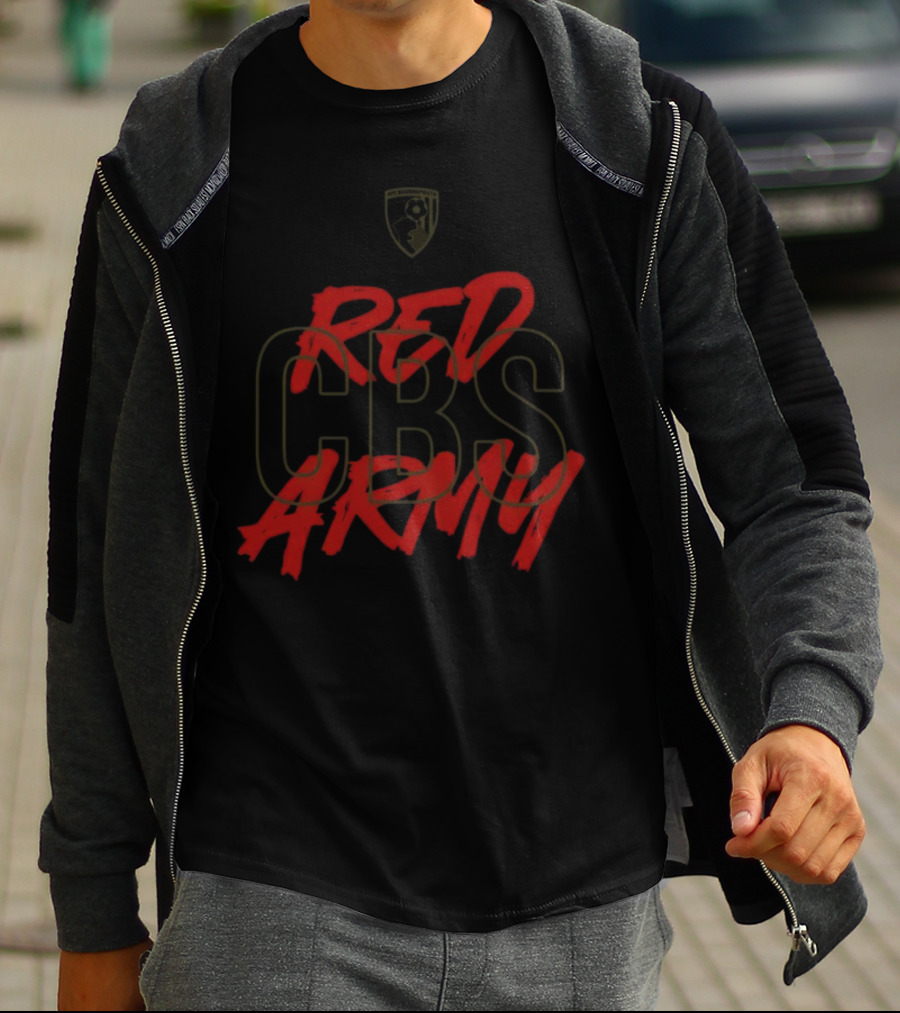 CBS Red Army Football Club Badge T-Shirt