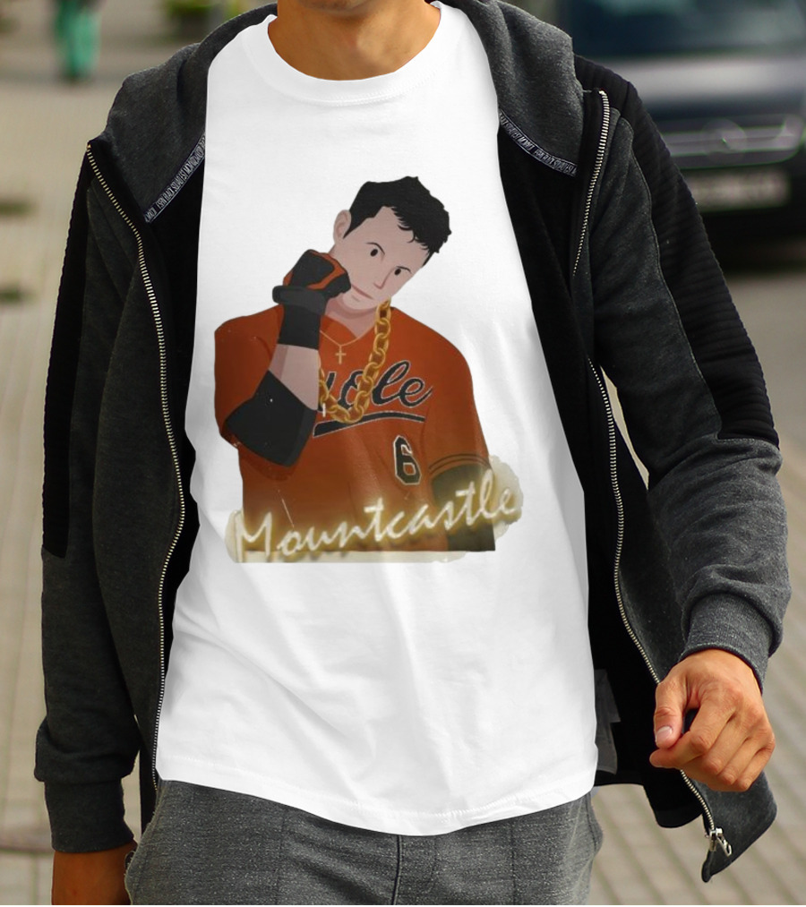 Mountcastle Neon Ryan Mountcastle Orioles Jersey Number Six T-Shirt