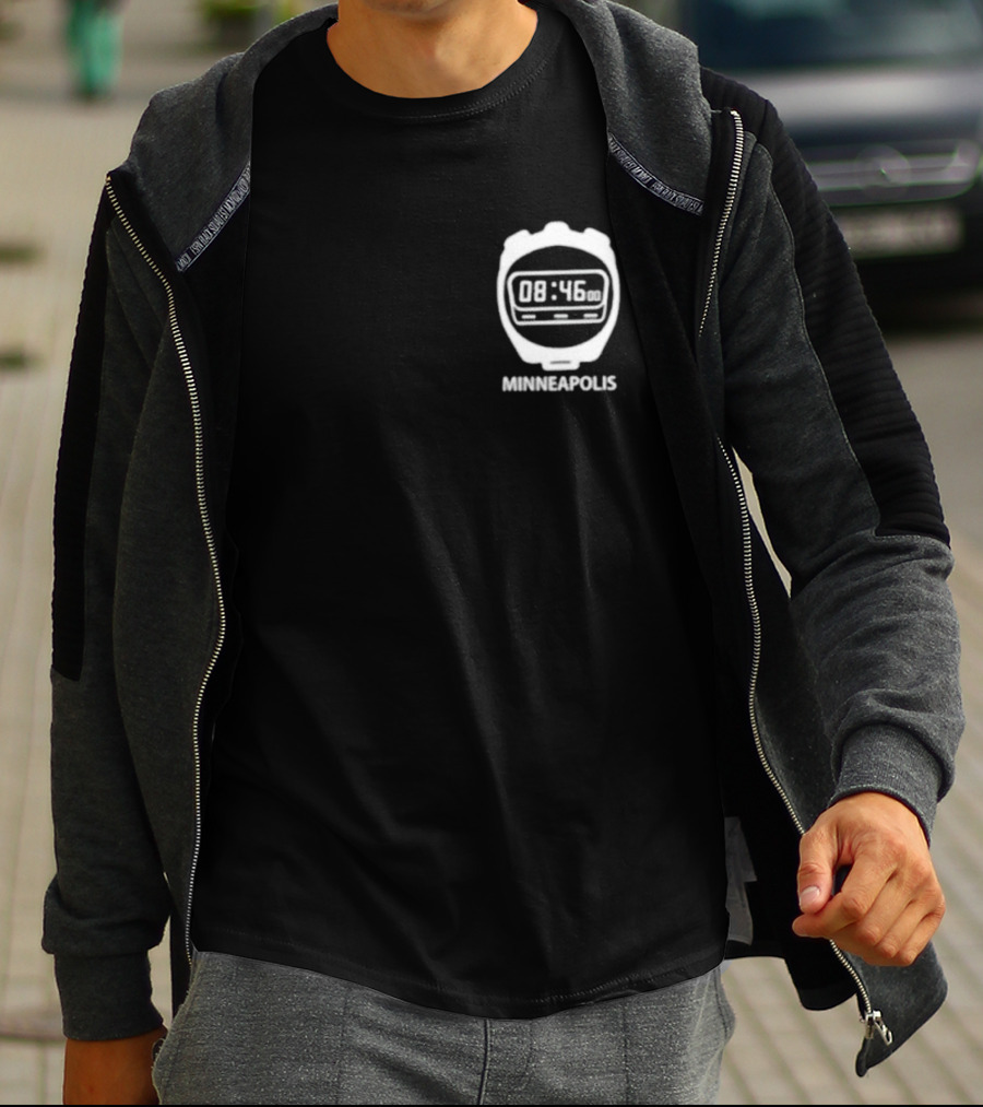 08:46 Stopwatch Symbol Minneapolis T-Shirt