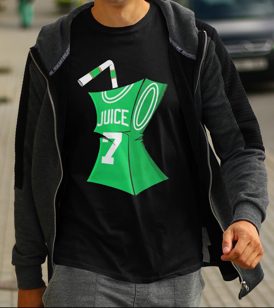 Juice Number 7 Jaylen Brown Boston Celtics Jersey T-Shirt