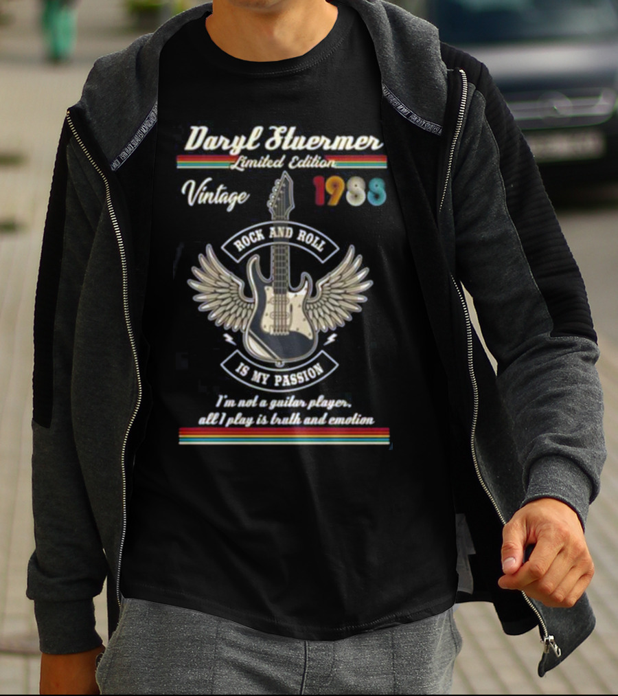 Daryl Stuermer Vintage 1988 Rock And Roll Is My Passion T-Shirt
