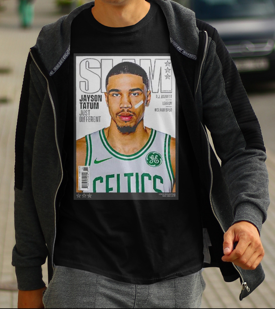 Slam Jayson Tatum Just Different Celtics Cover NBA Basketball Star T-Shirt