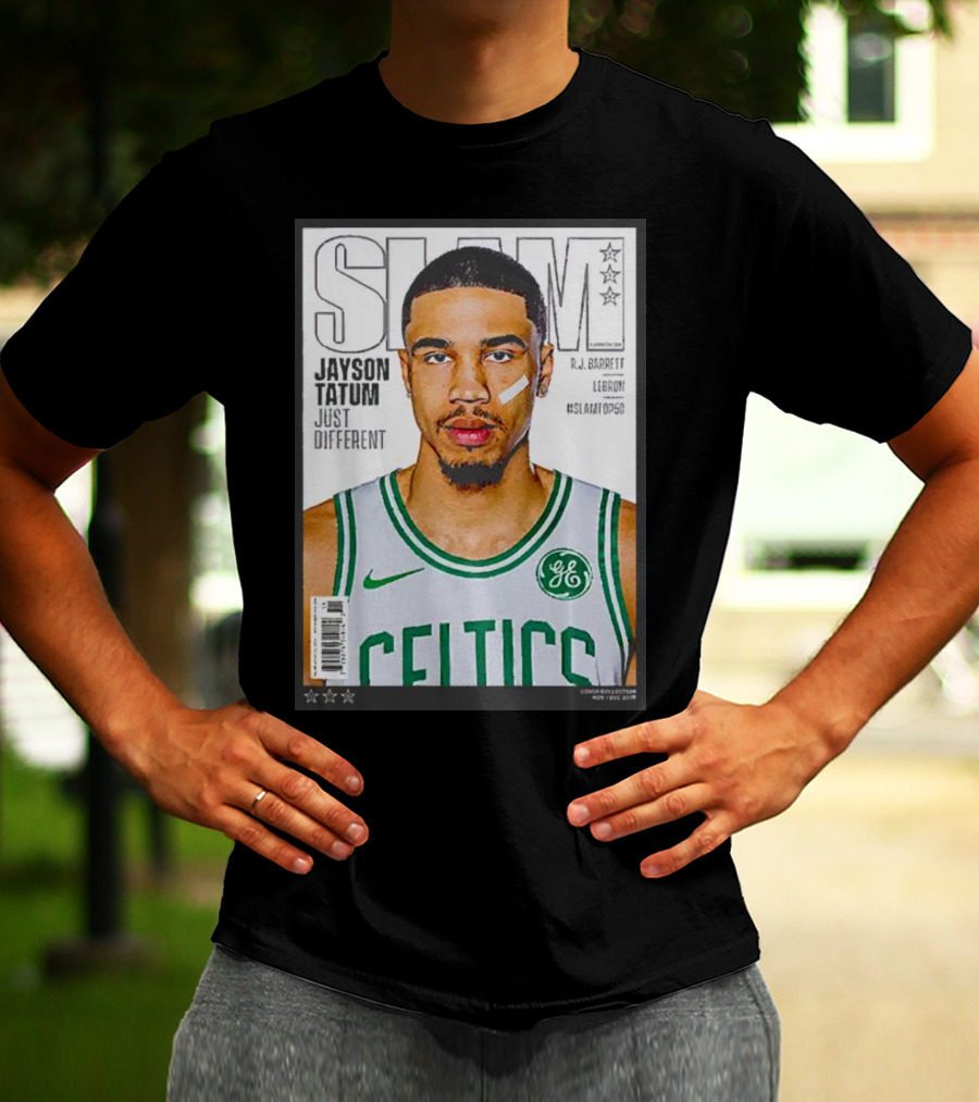 Slam Jayson Tatum Just Different Celtics Cover NBA Basketball Star T-Shirt